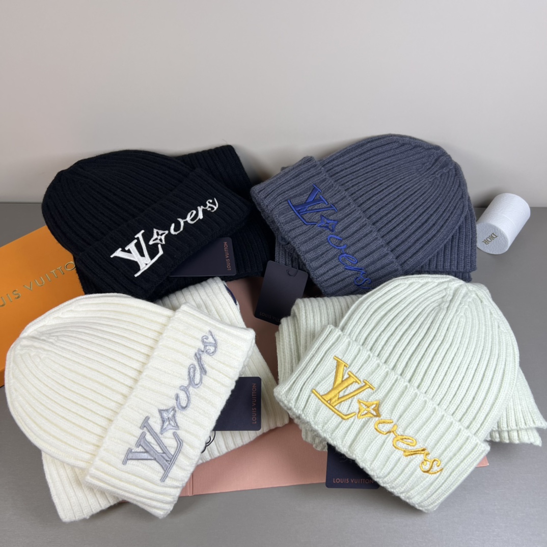 LV scarf hat 092001